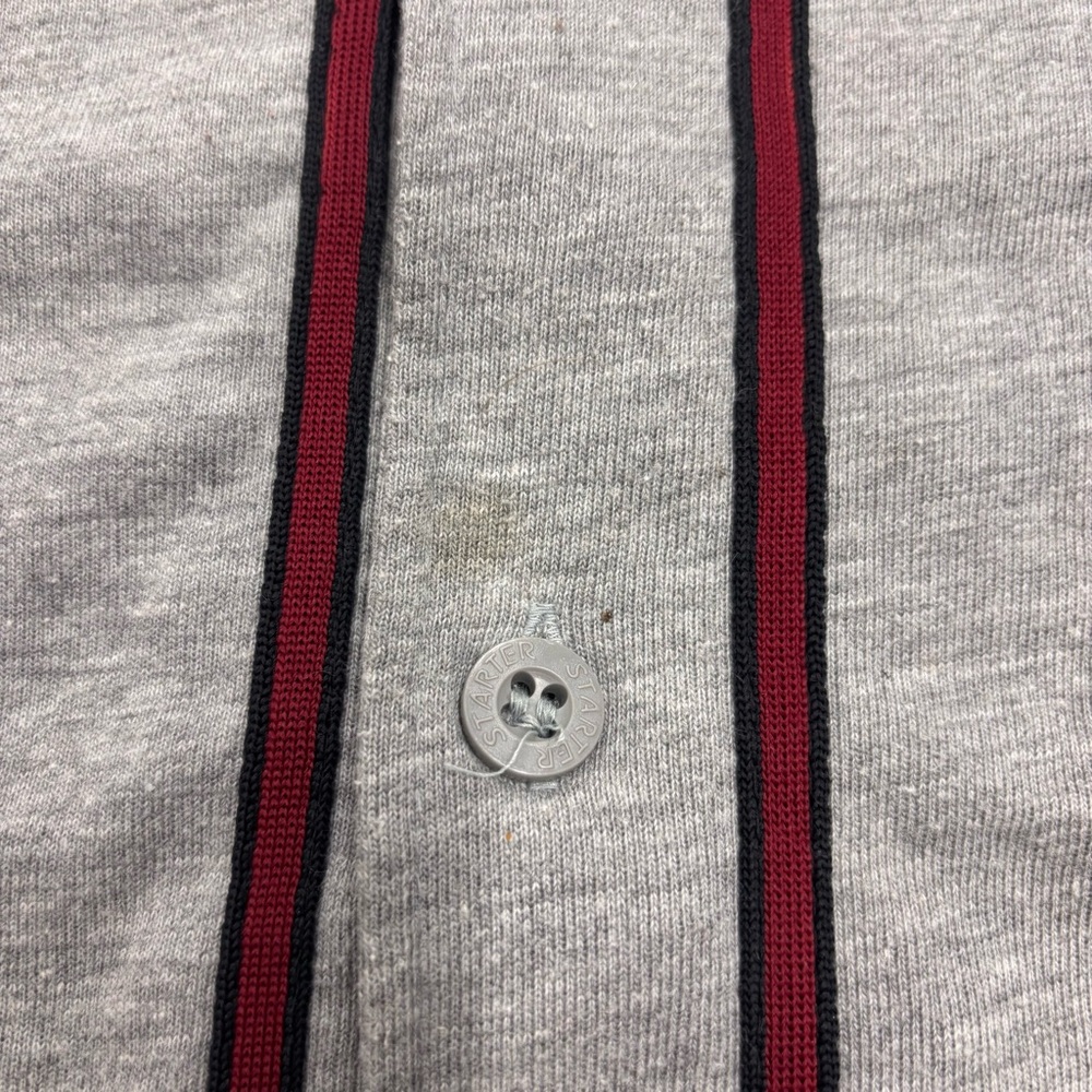 Vintage Starter Baseball Men’s Medium Grey Red Jersey Alabama Crimson Tide - Picture 6 of 9
